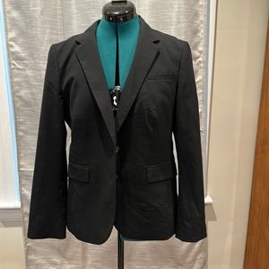 Banana republic, 12 petite wool suit jacket – black